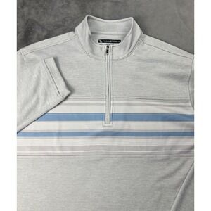 Pebble‎ Beach 1/4 Zip Mens XL Gray Dry-Luxe Golf Performance Quarter Zip